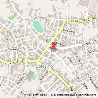 Mappa Via De Gasperi Alcide, 3, 35047 Solesino, Padova (Veneto)