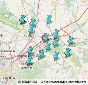 Mappa Brandizzo, 10032 Brandizzo TO, Italia (7.2335)