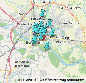 Mappa Lungo Ticino Sforza, 27100 Pavia PV, Italia (0.87235)