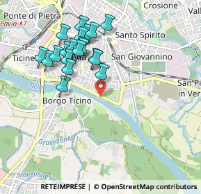 Mappa Lungo Ticino Sforza, 27100 Pavia PV, Italia (0.9295)