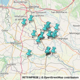 Mappa Via Greppa, 37054 Nogara VR, Italia (10.949)