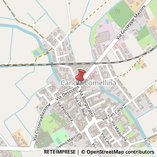 Mappa Viale Giuseppe Garibaldi,  13, 27100 Candia Lomellina, Pavia (Lombardia)