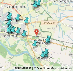 Mappa Strada Colombarone Marozzi, 27100 Pavia PV, Italia (2.505)