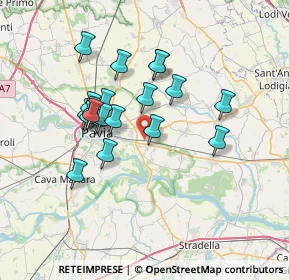 Mappa Strada Colombarone Marozzi, 27100 Pavia PV, Italia (6.0695)