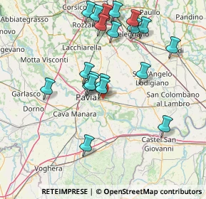 Mappa Strada Colombarone Marozzi, 27100 Pavia PV, Italia (15.4105)