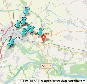 Mappa Strada Colombarone Marozzi, 27100 Pavia PV, Italia (4.42)