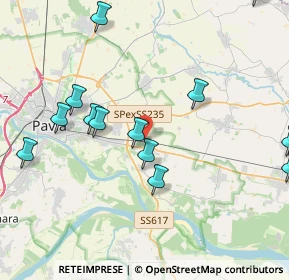 Mappa Strada Colombarone Marozzi, 27100 Pavia PV, Italia (5.26133)