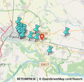 Mappa Strada Colombarone Marozzi, 27100 Pavia PV, Italia (3.74667)
