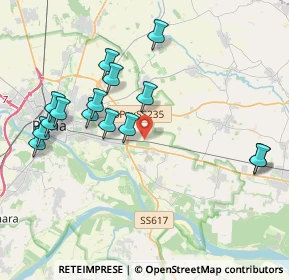 Mappa Strada Colombarone Marozzi, 27100 Pavia PV, Italia (4.17333)