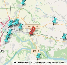 Mappa Strada Colombarone Marozzi, 27100 Pavia PV, Italia (5.65643)
