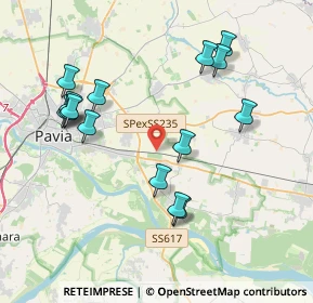 Mappa Strada Colombarone Marozzi, 27100 Pavia PV, Italia (4.106)