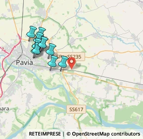 Mappa Strada Colombarone Marozzi, 27100 Pavia PV, Italia (3.8275)
