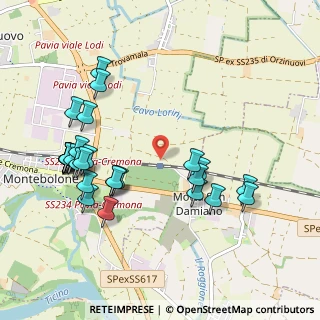 Mappa Strada Colombarone Marozzi, 27100 Pavia PV, Italia (1.1)