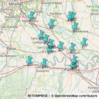 Mappa Via Guglielmo Marconi, 20078 San Colombano al Lambro MI, Italia (15.52706)