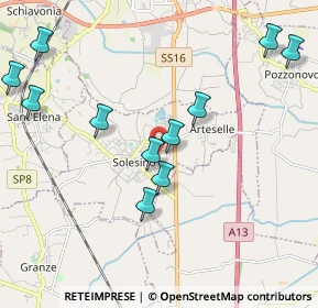 Mappa Via Sansovino, 35047 Solesino PD, Italia (2.37833)