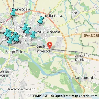 Mappa Via Cambiagio Frassinello, 27100 Pavia PV, Italia (3.08727)