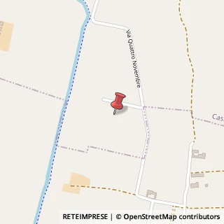 Mappa Via IV Novembre, 1, 26022 Castelverde, Cremona (Lombardia)