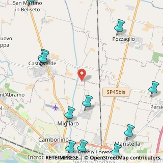 Mappa Via IV Novembre, 26022 Castelverde CR, Italia (3.32727)