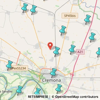 Mappa Via IV Novembre, 26022 Castelverde CR, Italia (6.66)