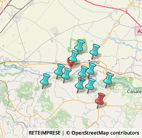 Mappa Corso Italia, 13040 Palazzolo Vercellese VC, Italia (5.25667)