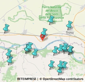 Mappa Corso Italia, 13040 Palazzolo Vercellese VC, Italia (4.883)