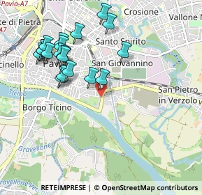 Mappa Viale Resistenza, 27100 Pavia PV, Italia (1.0405)