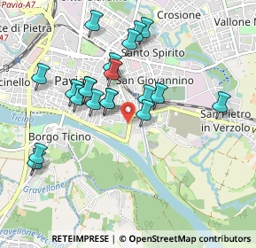 Mappa Viale Resistenza, 27100 Pavia PV, Italia (0.888)