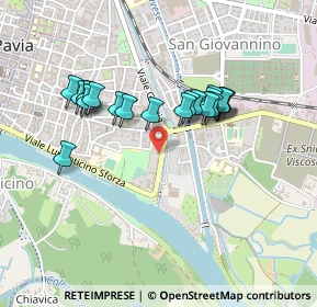 Mappa Viale Resistenza, 27100 Pavia PV, Italia (0.394)
