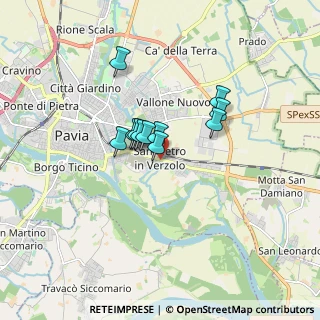 Mappa Via Giacomo Gualla, 27100 Pavia PV, Italia (1.09818)