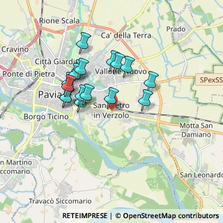 Mappa Via Giacomo Gualla, 27100 Pavia PV, Italia (1.54412)