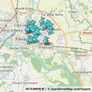Mappa Via Giacomo Gualla, 27100 Pavia PV, Italia (1.651)