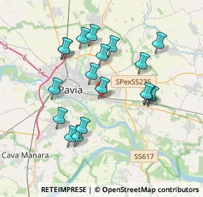 Mappa Via Giacomo Gualla, 27100 Pavia PV, Italia (3.50944)