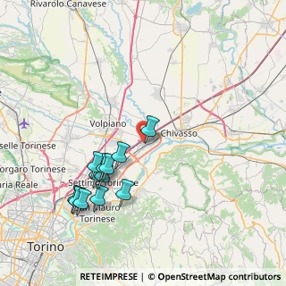 Mappa Via Papa Giovanni XXIII, 10032 Brandizzo TO, Italia (8.05833)
