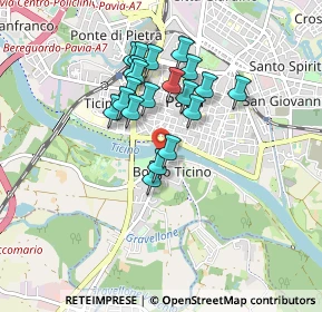 Mappa Via Visconti Bianca Maria di Savoia, 27100 Pavia PV, Italia (0.7085)