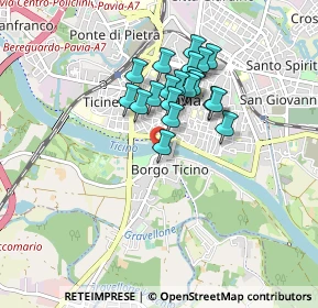 Mappa Via Visconti Bianca Maria di Savoia, 27100 Pavia PV, Italia (0.6745)