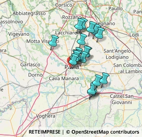 Mappa Via Visconti Bianca Maria di Savoia, 27100 Pavia PV, Italia (10.1375)