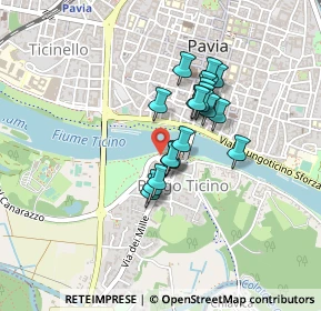 Mappa Via Visconti Bianca Maria di Savoia, 27100 Pavia PV, Italia (0.3)