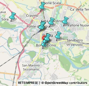 Mappa Via Visconti Bianca Maria di Savoia, 27100 Pavia PV, Italia (1.2675)