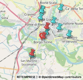 Mappa Via Visconti Bianca Maria di Savoia, 27100 Pavia PV, Italia (1.73)