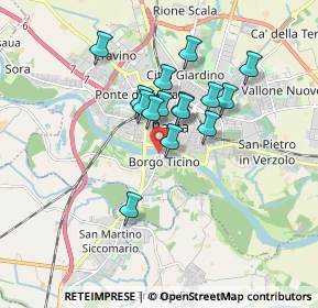 Mappa Via Visconti Bianca Maria di Savoia, 27100 Pavia PV, Italia (1.33267)