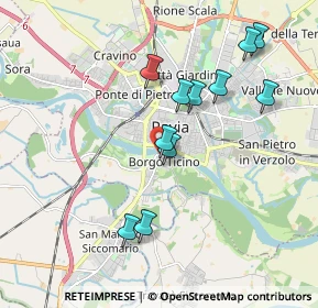 Mappa Via Visconti Bianca Maria di Savoia, 27100 Pavia PV, Italia (1.80909)