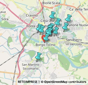 Mappa Via Visconti Bianca Maria di Savoia, 27100 Pavia PV, Italia (1.15467)