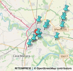 Mappa Via Visconti Bianca Maria di Savoia, 27100 Pavia PV, Italia (3.41692)