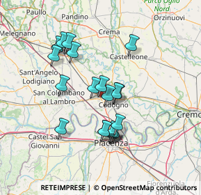 Mappa Via Fugazza, 26841 Casalpusterlengo LO, Italia (12.3955)