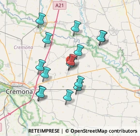 Mappa Via Maurizio Ferrante Gonzaga, 26039 Vescovato CR, Italia (6.65667)