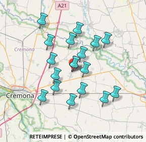 Mappa Via Maurizio Ferrante Gonzaga, 26039 Vescovato CR, Italia (6.20722)