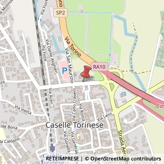 Mappa Via Circonvallazione, 14, 10072 Caselle Torinese, Torino (Piemonte)