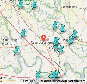 Mappa Piazza Santa Cabrini, 26841 Casalpusterlengo LO, Italia (10.682)