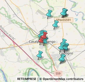 Mappa Piazza Santa Cabrini, 26841 Casalpusterlengo LO, Italia (3.22444)