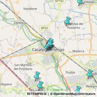 Mappa Via Giuseppe Garibaldi, 26841 Casalpusterlengo LO, Italia (2.21727)